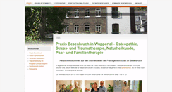 Desktop Screenshot of praxis-besenbruch.de